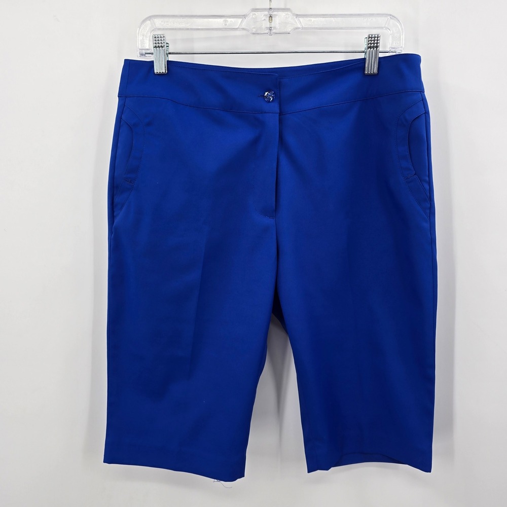 EP Pro Womens Royal Blue Golf Bermuda Shorts Size 6 Stretch Performance Sport